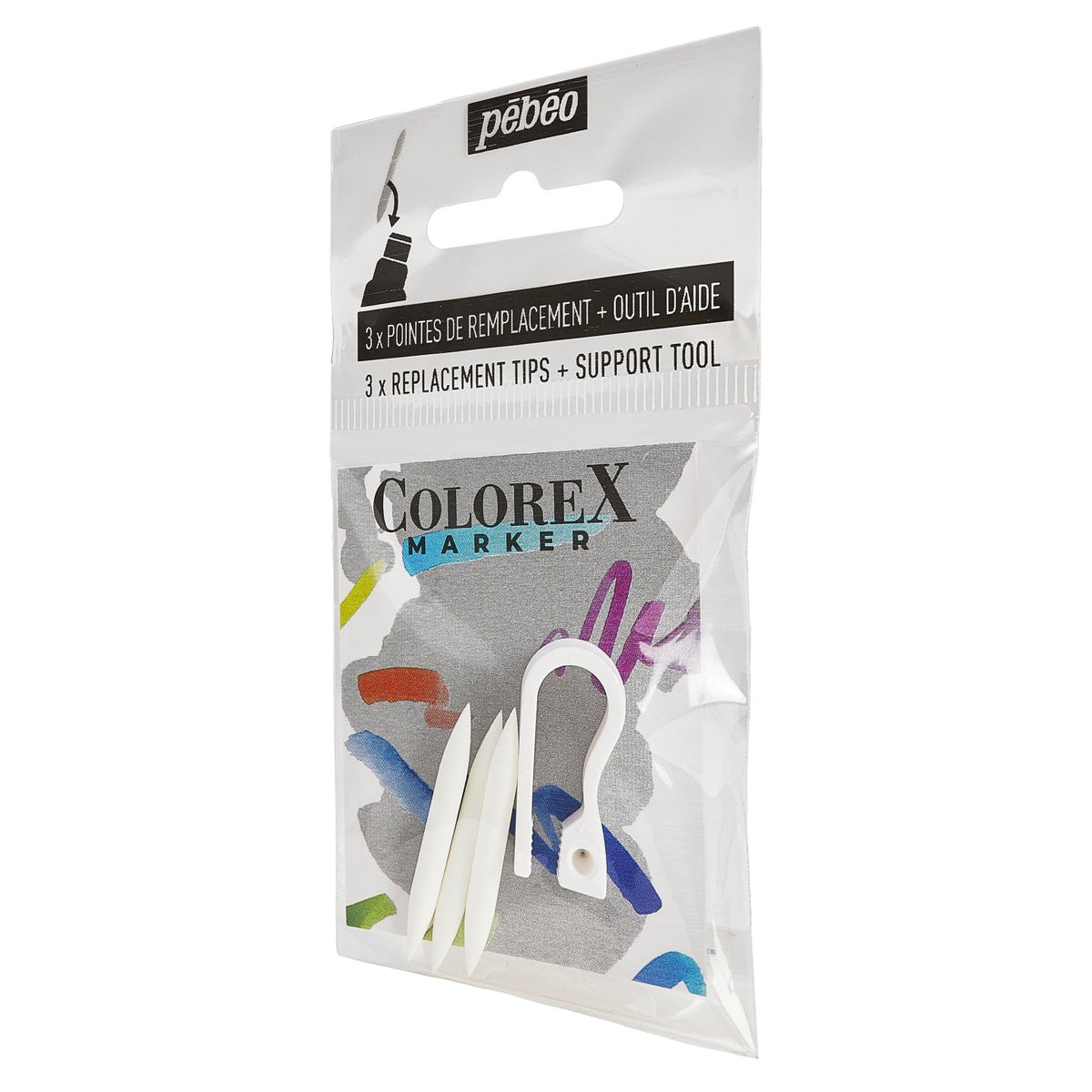 Pébéo Colorex reservepunten voor stiften 1 mm, 3 stuks