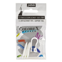 Pébéo Colorex reservepunten voor stiften 1 mm, 3 stuks