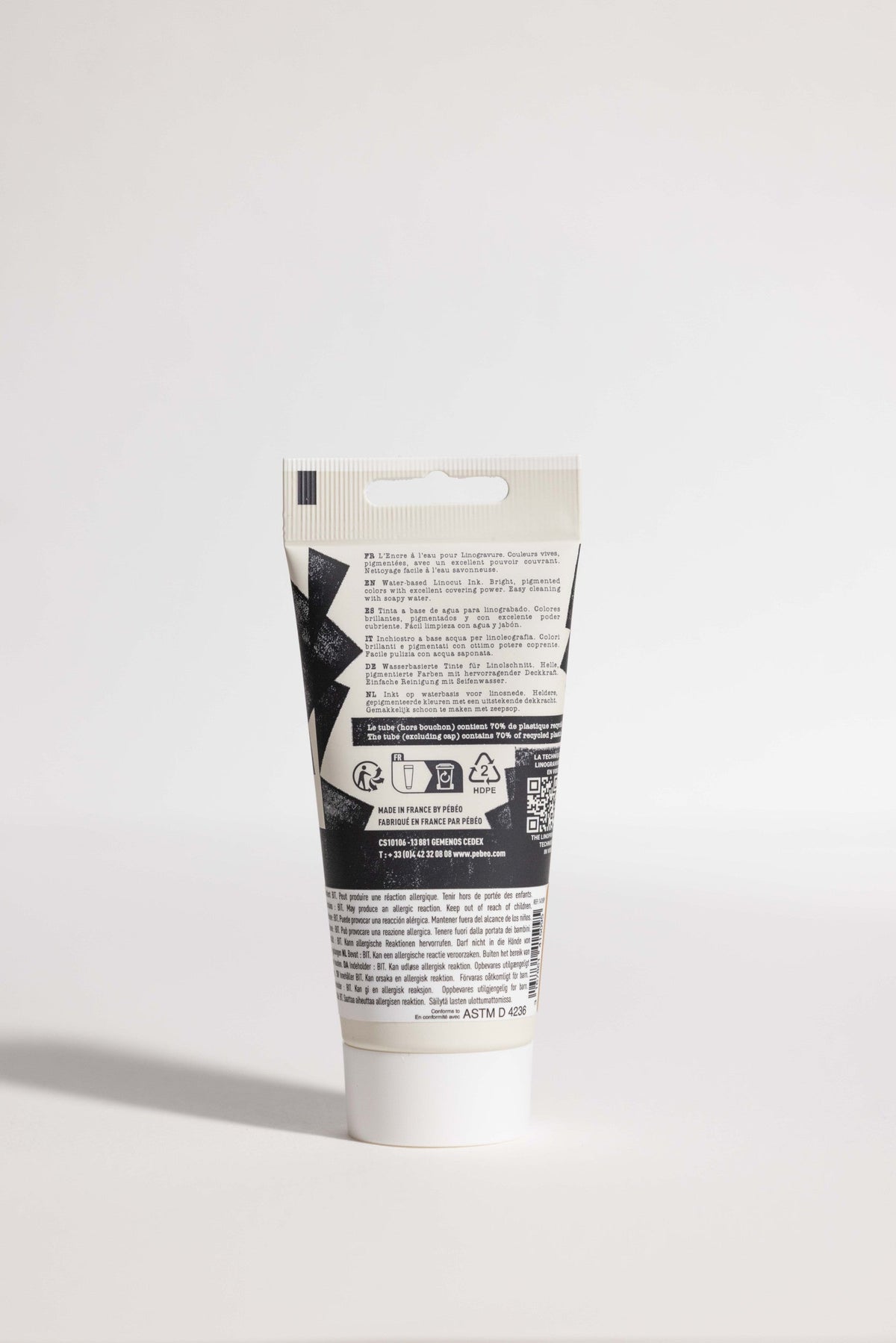 Pébéo Lino drukinkt voor linosnede op waterbasis 80 ml – afbeelding 2
