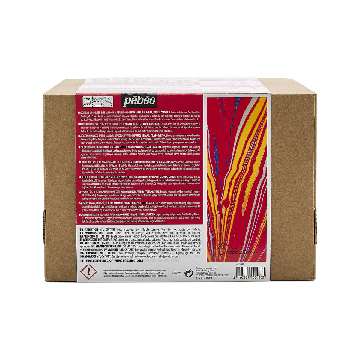 Pébéo Marbling marmerverf set 10 × 45 ml