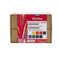 Pébéo Marbling marmerverf set 10 × 45 ml