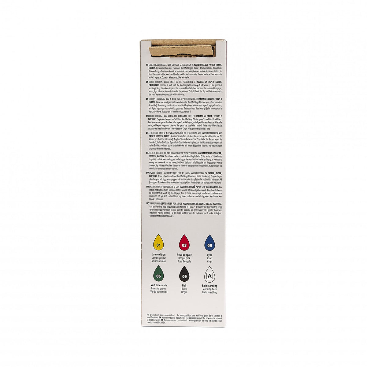 Pébéo Marbling marmerverf set 6 × 20 ml