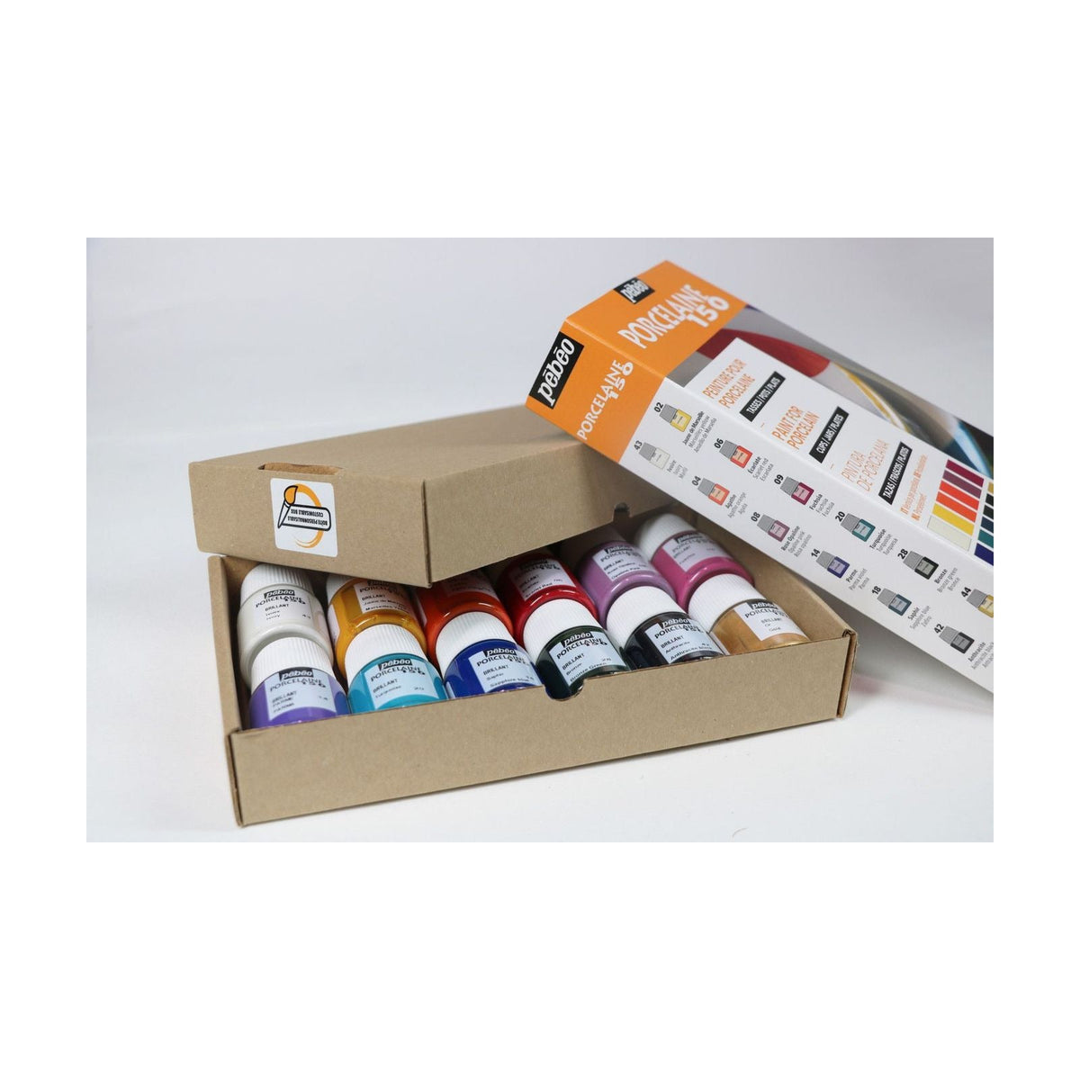 Pébéo Porcelaine 150 porseleinverf set Exploration 12 × 20 ml