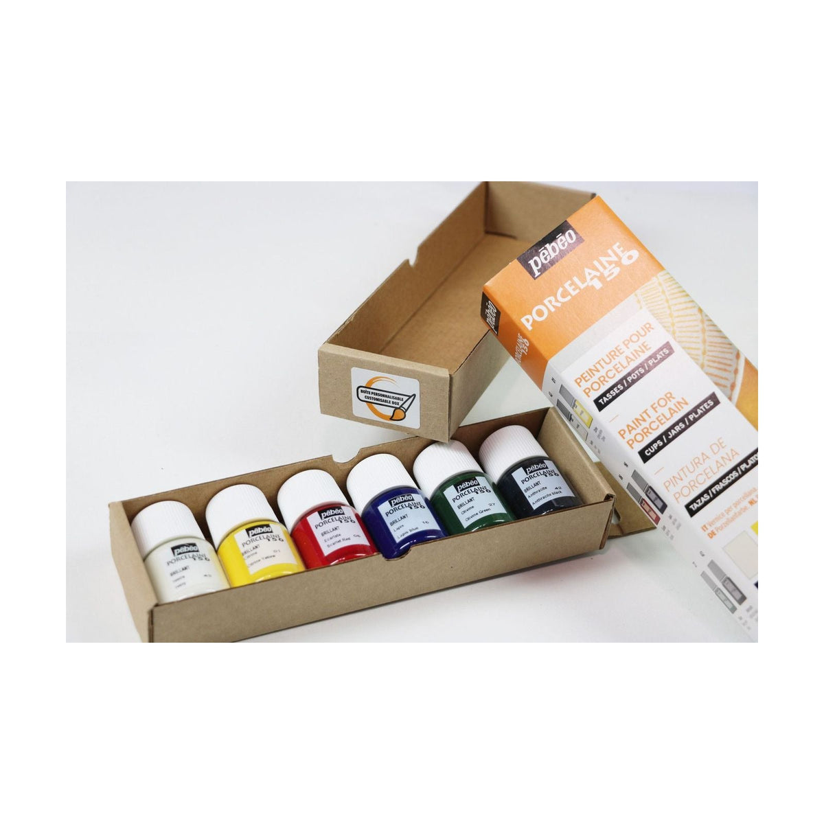 Pébéo Porcelaine 150 porseleinverfset 6 × 20 ml
