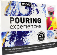 Pébéo pouringset voor acrylverf, 47 delen