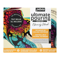 Pébéo Ultimate Pouring set met pouringmedium en acrylverf