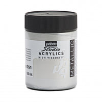 Pébéo Studio Acrylics acrylverf 500 ml – Zilver