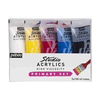 Pébéo Studio Acrylics acrylverfset 5 × 100 ml