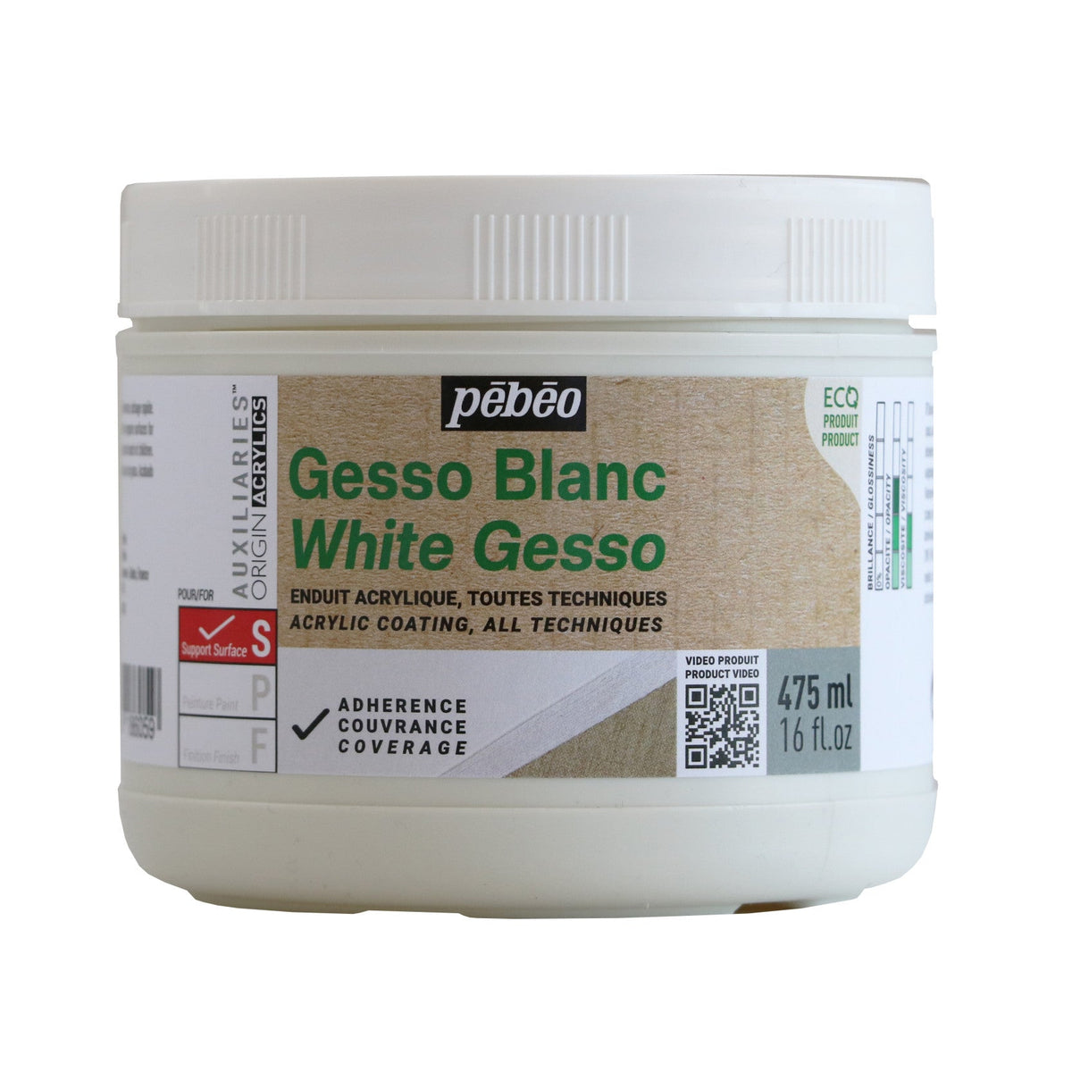 Pébéo Studio Acrylics gesso 475 ml