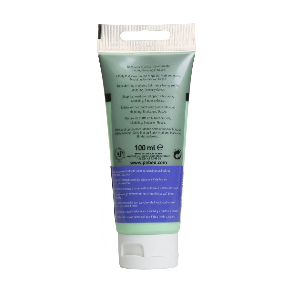 Pébéo Studio gelmedium fosforescerend 100 ml