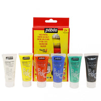 Pebeo Tactilcolor Finger Paints, 6 x 20 ml — image 2