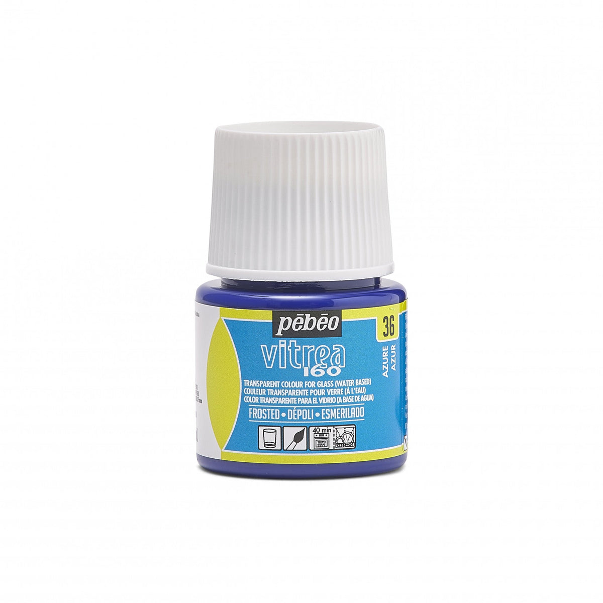 Pébéo Vitrea 160 glasverf 45 ml – Azuur