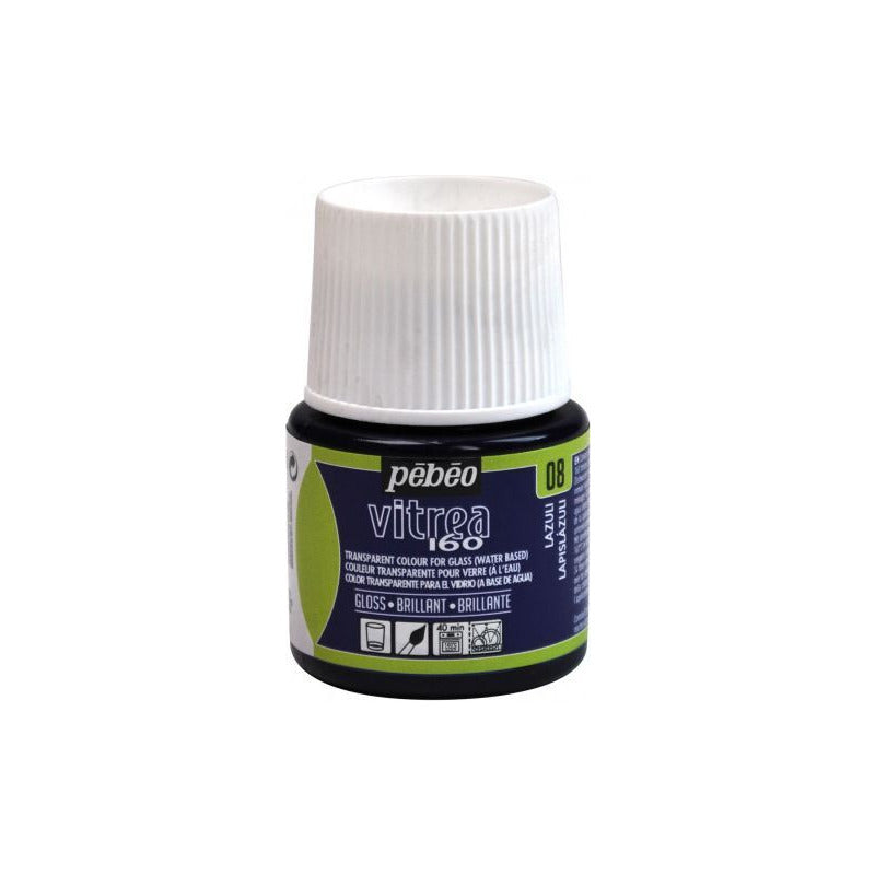 Pébéo Vitrea 160 glasverf glanzend, 45 ml – Lazuriet