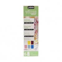 Pébéo Vitrea 160 glasverfset 6 × 20 ml