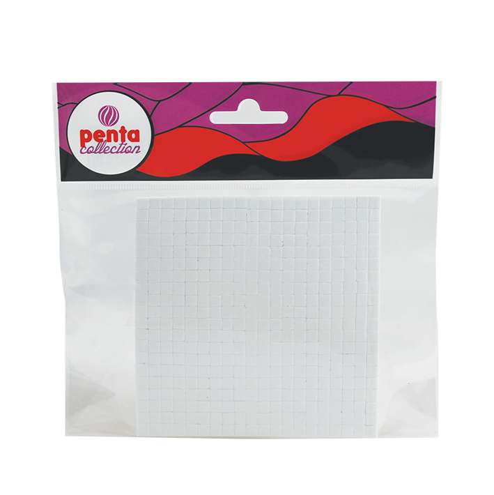 Pentart 3D-foamkussentjes 5 × 5 mm, dikte 2 mm