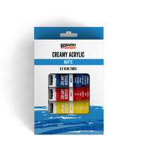 Pentart acrylverfset mat en romig, tubes van 16 ml