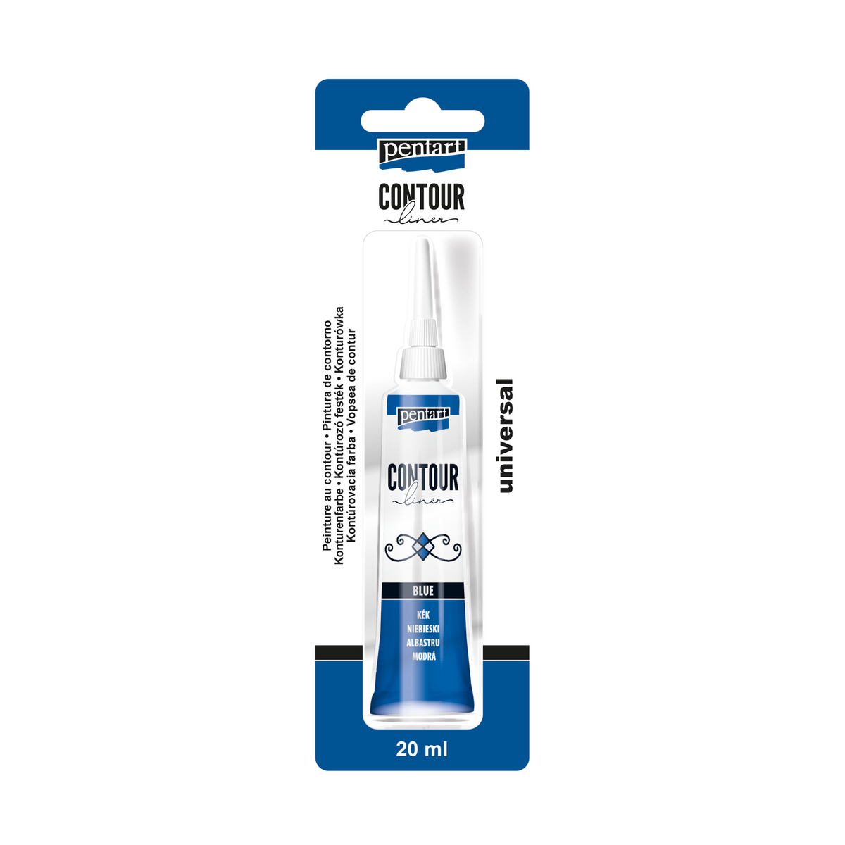 Pentart Contouring Paint 20 ml – blue