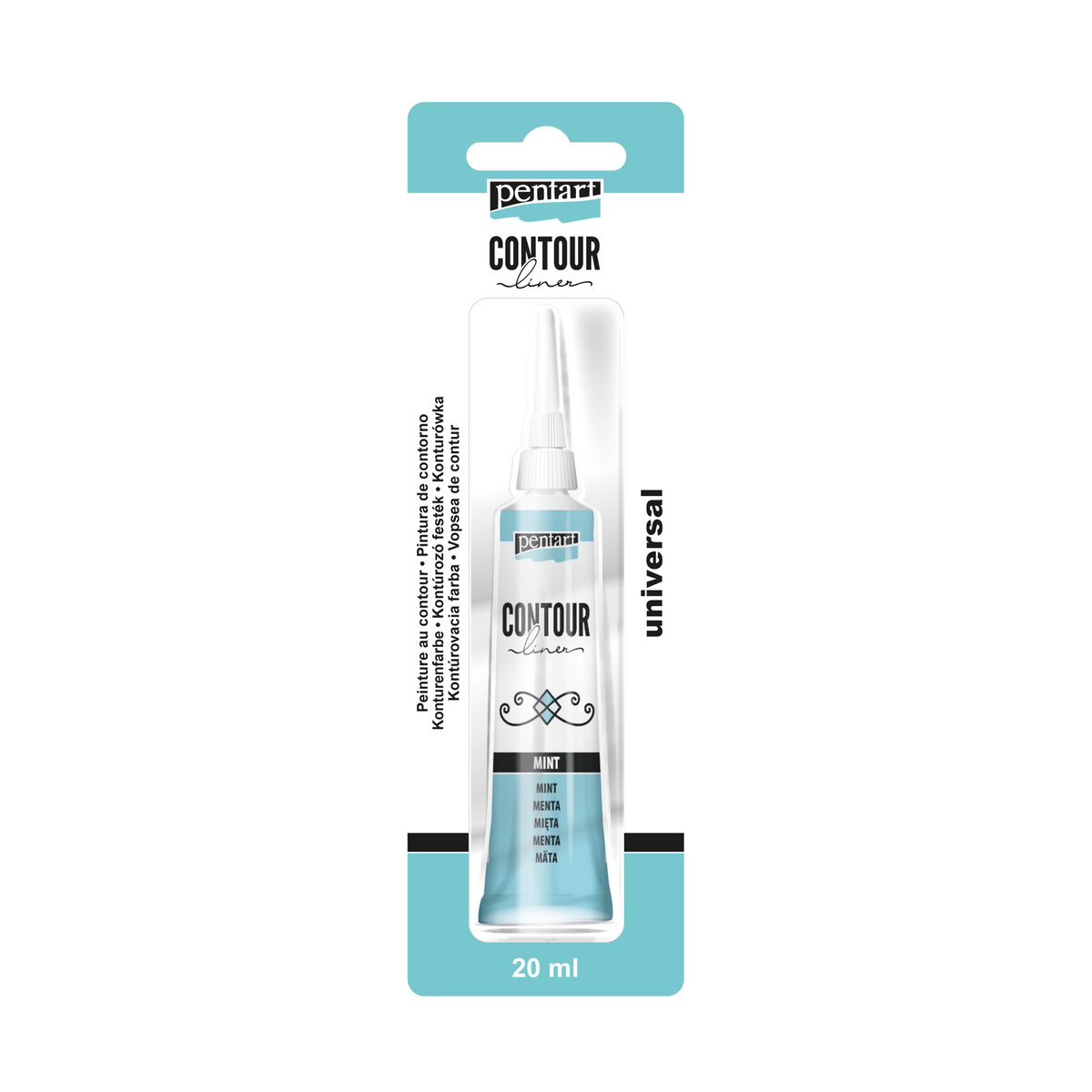 Pentart Contouring Paint 20 ml – mint