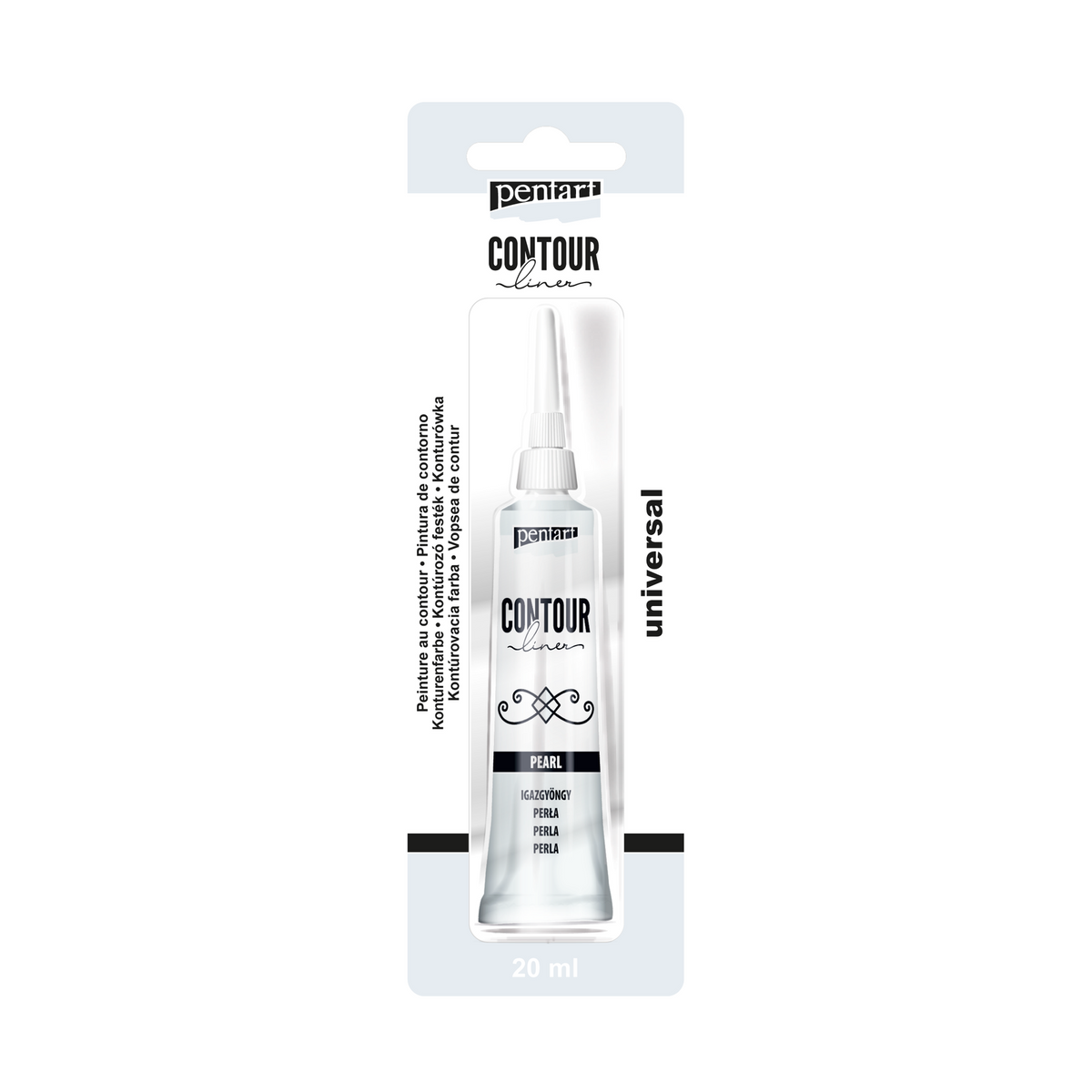 Pentart contourverf 20 ml – 13039 - sparkling parelmoer