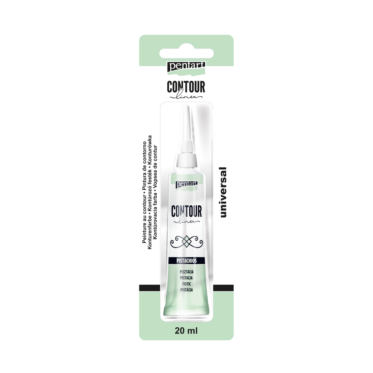 Pentart contourverf 20 ml – pistache