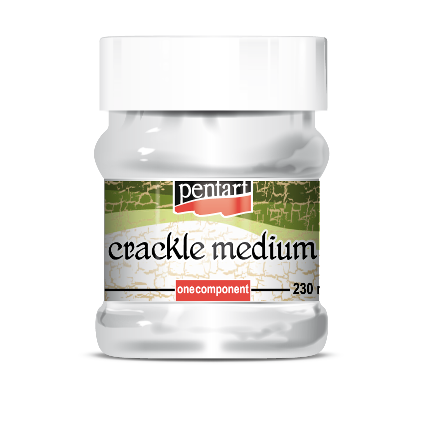 Pentart craquelémedium op waterbasis 50, 100 en 230 ml