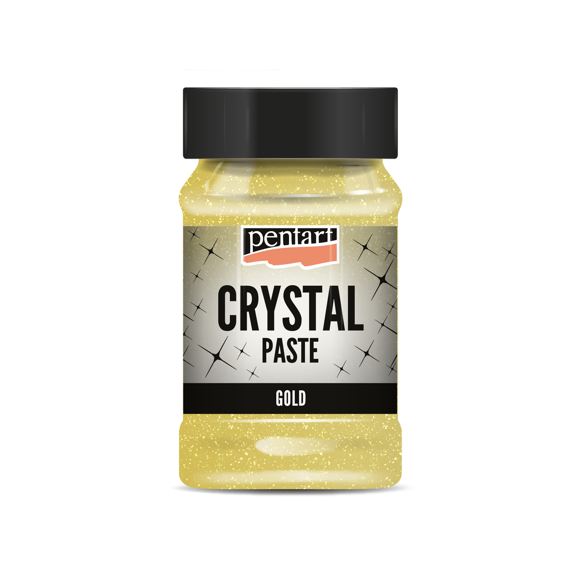 Pentart Crystal Paste kristalpasta 100 ml – Goud
