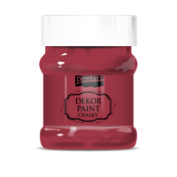 Pentart Decorative Chalk Paint Chalky - 230 ml – cardinal-red