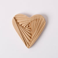 Pentart Elastic Wood hart 5 × 6 cm