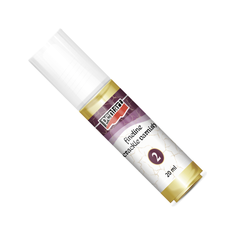 Pentart Fineline craquelélak 2 componenten, 2 × 20 ml