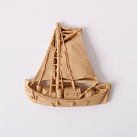 Pentart flexibel houten ornament boot 5 × 5 cm