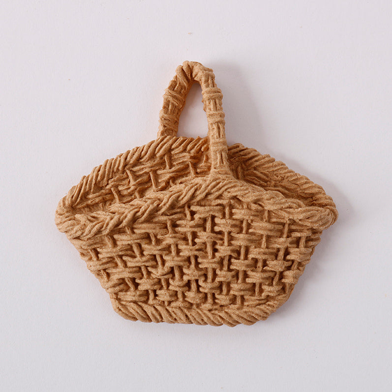 Pentart flexibel houten ornament mandje 6 × 4 cm