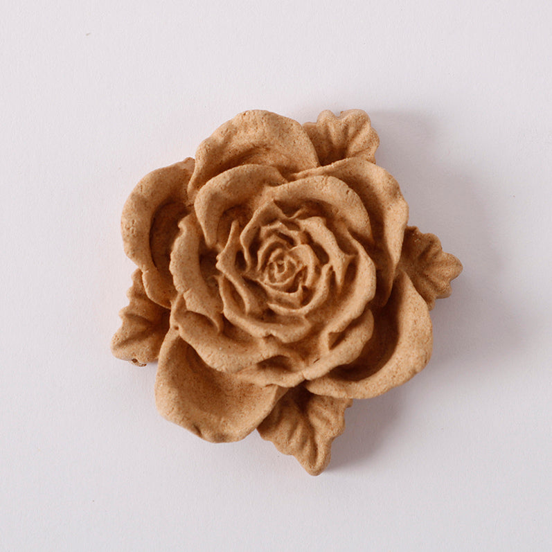 Pentart flexibel houten ornament roos 4 cm