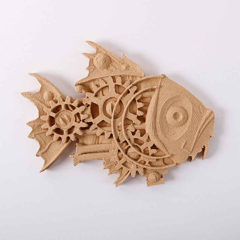 Pentart flexibel houten ornament vis 16 × 10 cm