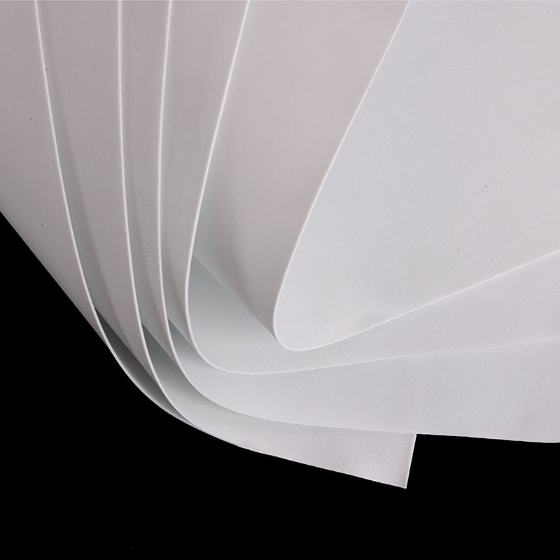 Pentart Foamiran wit, zacht EVA-foam, 1 × 1 m, dikte 1 mm
