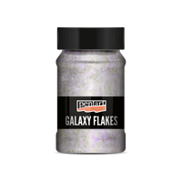 Pentart Galaxy Flakes decoratieve vlokken maanwit 15 g