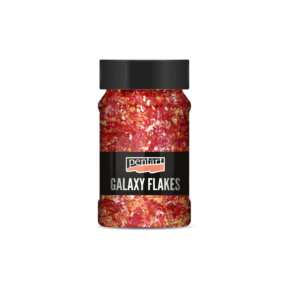 Pentart Galaxy Flakes decoratievlokken Ida red-gold, min. 15 g