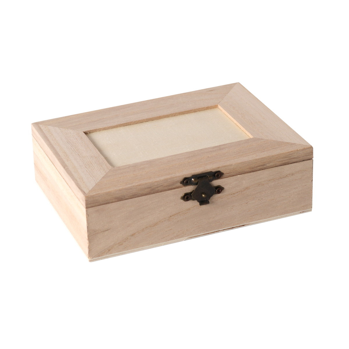 Pentart houten kistje met 4 vakjes, 14 × 10 × 3,5 cm