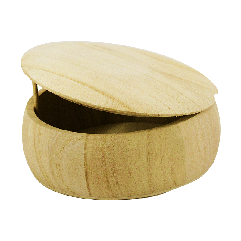 Pentart houten kistje met gewelfd deksel 13 × 13 × 4,5 cm