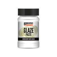 Pentart Junior Paints glazuurpasta 100 ml – iriserend olijfgoud