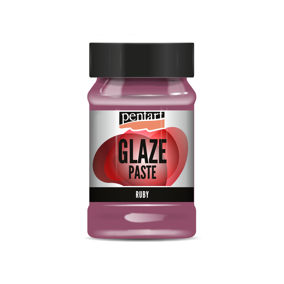 Pentart Junior Paints glazuurpasta 100 ml – robijnrood
