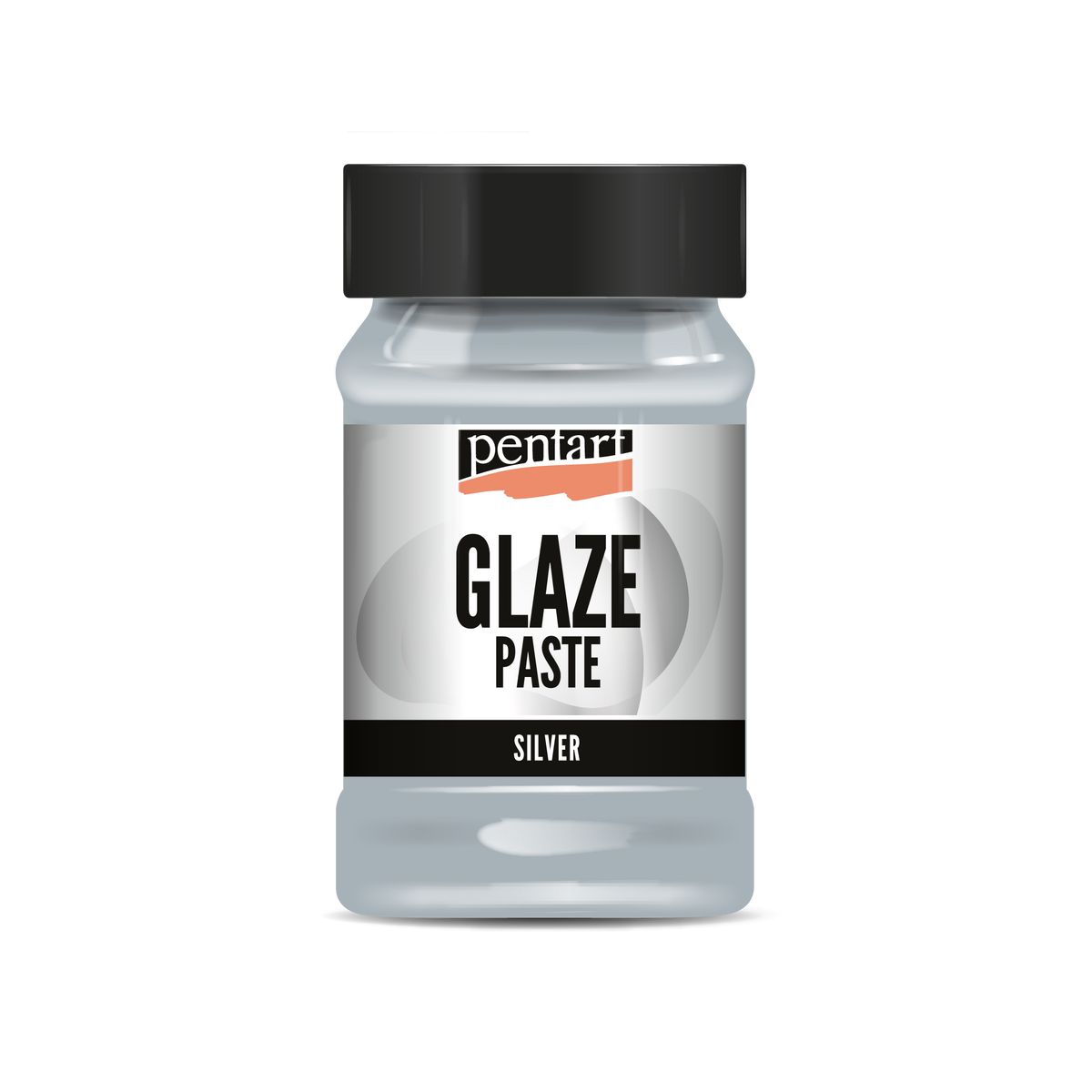 Pentart Junior Paints glazuurpasta 100 ml – zilver