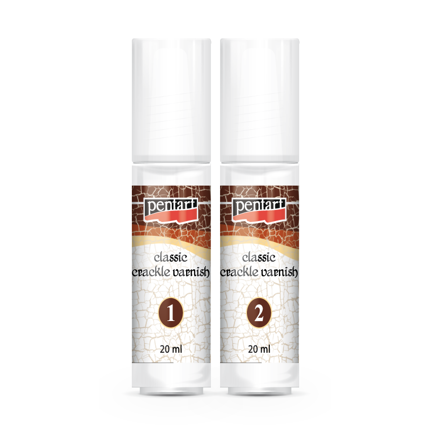 Pentart klassiek craquelélak, tweecomponentenset 20 ml