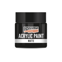 Pentart matte acrylverf 50 ml – 1119 - Zwart
