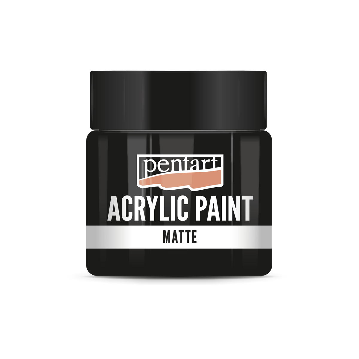 Pentart matte acrylverf 50 ml – 1119 - Zwart