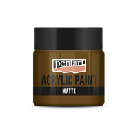 Pentart matte acrylverf 50 ml – 1900 - Kastanjebruin