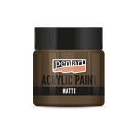 Pentart matte acrylverf 50 ml – Lichtbruin