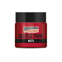Pentart matte acrylverf 50 ml – Lipstick rood