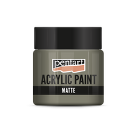 Pentart matte acrylverf 50 ml – Modderig grijs