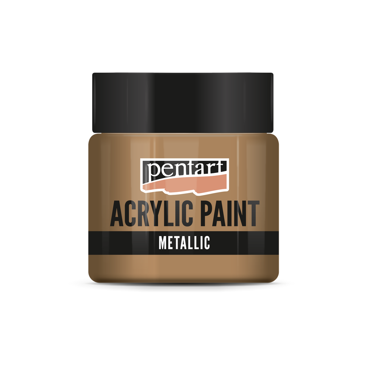Pentart metallic acrylverf 50 ml – Brons