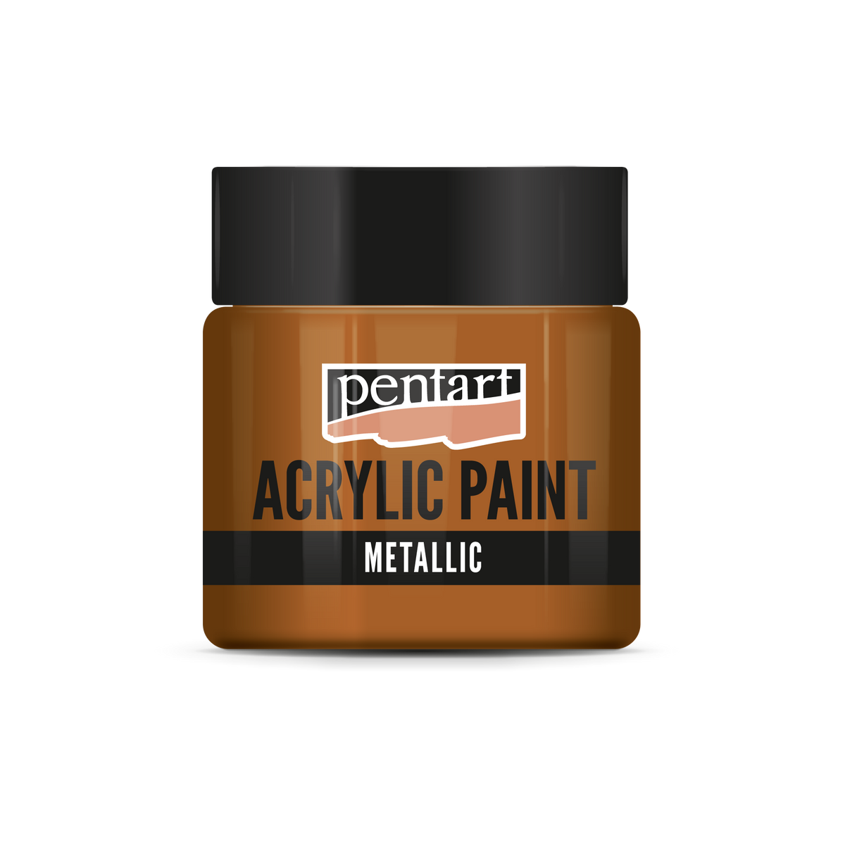 Pentart metallic acrylverf 50 ml – Goudrood